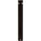 Ekena Millwork Diane Wrought Iron Bracket, (Single center brace), Antiqued Copper 1 1/2"W x 7 1/2"D x 10"H BKTM01X07X10SDIACO - alternate 7